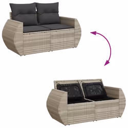 VidaXL 3326703 set mobili da esterno - Vista aggiuntiva 7