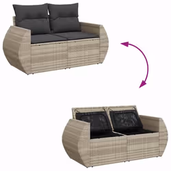 VidaXL 3326713 set mobili da esterno - Vista aggiuntiva 7