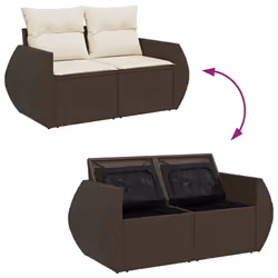VidaXL 3326714 set mobili da esterno - Vista aggiuntiva 7