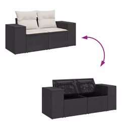 VidaXL 3326767 set mobili da esterno - Vista aggiuntiva 7