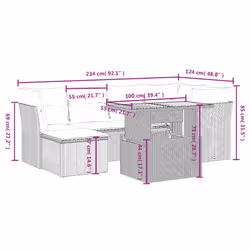 VidaXL 3326947 set mobili da esterno - Vista aggiuntiva 3