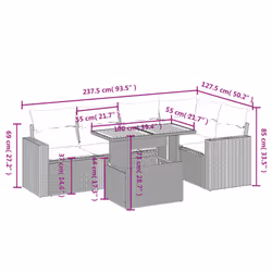 VidaXL 3327038 set mobili da esterno - Vista aggiuntiva 3