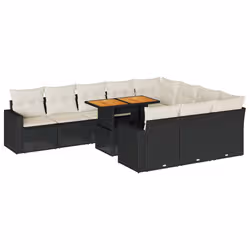 VidaXL 3327087 set mobili da esterno Crema, Bianco