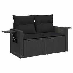 VidaXL 3327114 set mobili da esterno Nero - Vista aggiuntiva 4