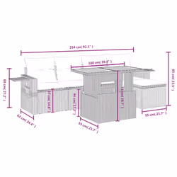 VidaXL 3327140 set mobili da esterno