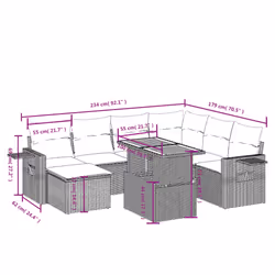 VidaXL 3327178 set mobili da esterno - Vista aggiuntiva 3