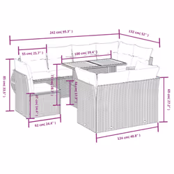 VidaXL 3327280 set mobili da esterno - Vista aggiuntiva 3