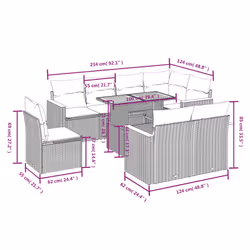VidaXL 3327504 set mobili da esterno - Vista aggiuntiva 3