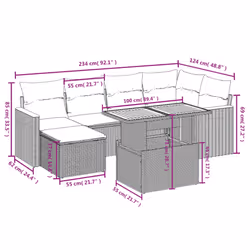 VidaXL 3327506 set mobili da esterno - Vista aggiuntiva 3