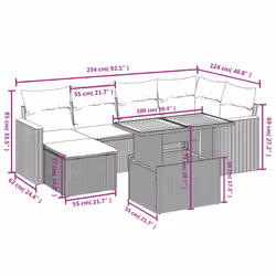 VidaXL 3327507 set mobili da esterno - Vista aggiuntiva 3