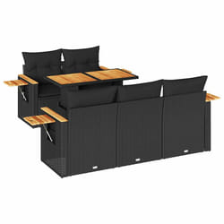 VidaXL 3327548 set mobili da esterno Nero