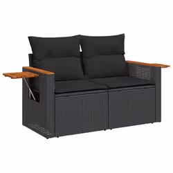 VidaXL 3327555 set mobili da esterno Nero - Vista aggiuntiva 3