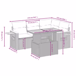 VidaXL 3327591 set mobili da esterno - Vista aggiuntiva 3