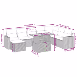 VidaXL 3328015 set mobili da esterno - Vista aggiuntiva 4