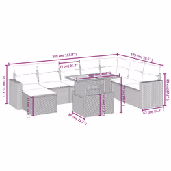 VidaXL 3328017 set mobili da esterno - Vista aggiuntiva 4