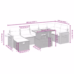 VidaXL 3328141 set mobili da esterno - Vista aggiuntiva 3
