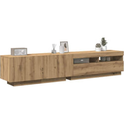 Vidaxl - Mobile Porta tv con led Artigianale 200x35x40 cm Multistrato 4254