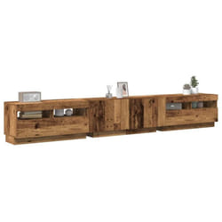 Vidaxl - Mobile Porta tv con led Legno Antico 260x35x40 cm Truciolato 3266