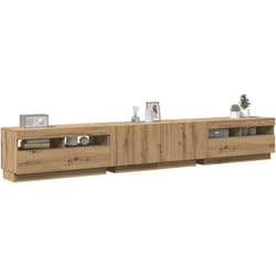 Vidaxl - Mobile Porta tv con led Artigianale 260x35x40 cm Multistrato
