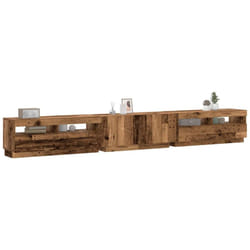 Vidaxl - Mobile Porta tv con led Legno Antico 300x35x40 cm Truciolato 1124