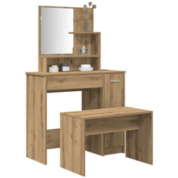 Vidaxl - Set Toeletta Rovere Artigianale in Legno Multistrato 826416