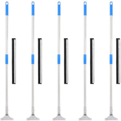 Vidaxl - Tergipavimento 5 pz 45,5x119,5 cm in Acciaio e Gomma 720963