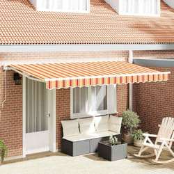 vidaXL Telo di ricambio per tenda da sole Multicolore 400 x 200 cm