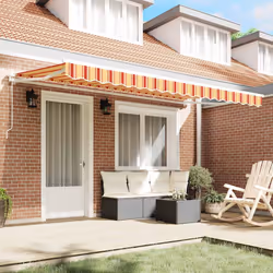 vidaXL Telo di ricambio per tenda da sole Multicolore 400 x 200 cm - Vista aggiuntiva 3