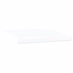 vidaXL Telo di ricambio per tenda da sole Bianco 350 x 250 cm Tela - Vista aggiuntiva 2