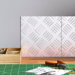 vidaXL Dischi Quadrati 2 pcs Argento 20 x 20 cm Alluminio - Vista aggiuntiva 3