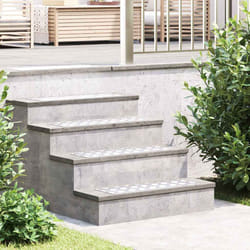 vidaXL Dischi Quadrati 2 pcs Argento 60 x 20 cm Alluminio