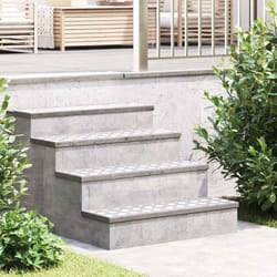 vidaXL Dischi Quadrati 2 pcs Argento 80 x 20 cm Alluminio