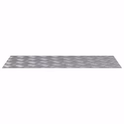 vidaXL Dischi Quadrati 4 pcs Argento 90 x 40 cm Alluminio - Vista aggiuntiva 3