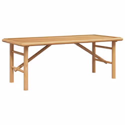 vidaXL Tavolino da salotto Marrone 110 x 50 x 43 cm Bambù - Vista aggiuntiva 2
