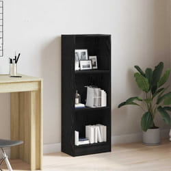 Libreria Rovere Nero 40x24x109 cm in Truciolato - Vidaxl