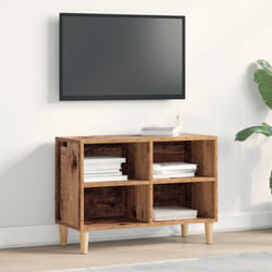Vidaxl - Mobile tv con gambe in legno antico 69.5x30x50 cm