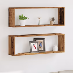 Questo set di mensole rustiche è un mix perfetto di funzionalità e stile, ideale per la vita moderna in appartamento. La fini ...