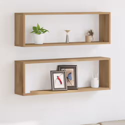 Questa unità di mensole a parete è un'ottima scelta per il soggiorno, dove praticità e design elegante si incontrano. Con la  ...