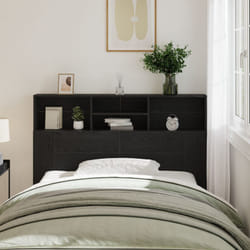 Cabina testiera - Rovere nero, 140x19x103.5 cm, Realizzata in legno ingegnerizzato Vidaxl