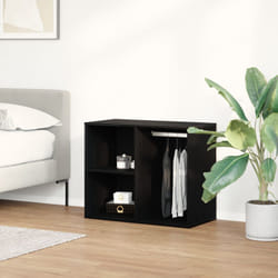 Cabinet cosmetico in rovere nero - 80x40x65 cm Vidaxl