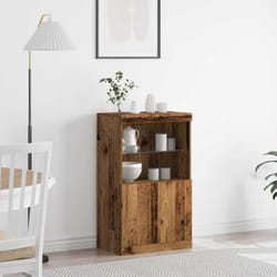vidaXL Credenza Marrone 60 x 37 x 100 cm Legno multistrato