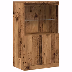 vidaXL Credenza Marrone 60 x 37 x 100 cm Legno multistrato - Vista aggiuntiva 2