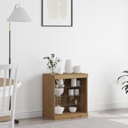 Vidaxl - Sideboard con luci led Rovere Artigianale 60,5x37x67 cm