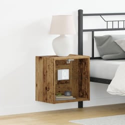 Mensola flottante in legno antico 40x28,5x40 cm in legno ingegnerizzato Vidaxl