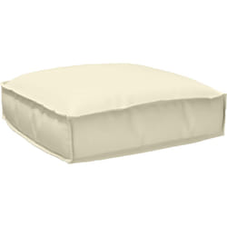 Cuscino per pallet di per seduta crema 50x50x12 cm in tessuto oxford Vidaxl