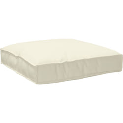 Cuscino per pallet panna 80x80x12 cm in tessuto Oxford Vidaxl