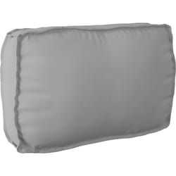 Cuscino per Pallet per Schienale Grigio 70x40x12 cm Tessuto Oxford Vidaxl
