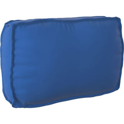 Cuscino per schienale blu reale 70x40x12 cm in tessuto Oxford Vidaxl