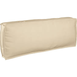 Cuscino per pallet per supporto beige 120x40x12 cm tessuto Oxford Vidaxl