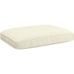 Cuscino per pallet da seduta crema 120x80x12 cm in tessuto Oxford Vidaxl